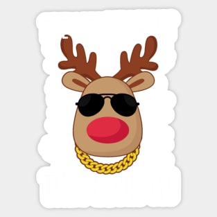 Weed Little Red Nose Sticker